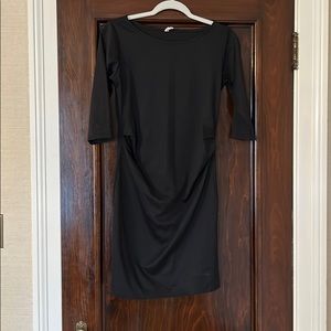 Pink blush maternity basic black dress - Sz Small